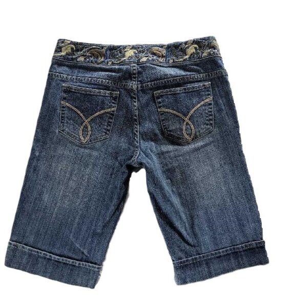 POINT ZERO LONGER LENGTH DENIM SHORT - Picture 3 of 3